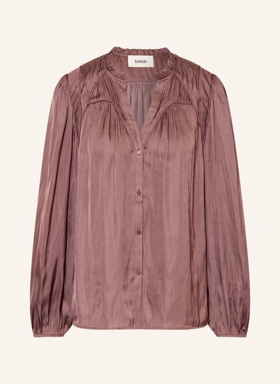 ba&sh Satin blouse CESIRA BROWN