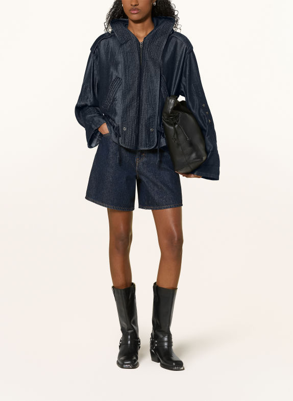 G-Star Jacke FLUID CROPPED in Jeansoptik 082 RINSED