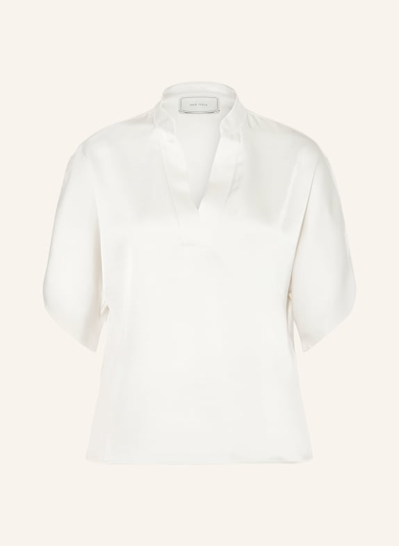 NEO NOIR ANELLE Satin Blouse ECRU