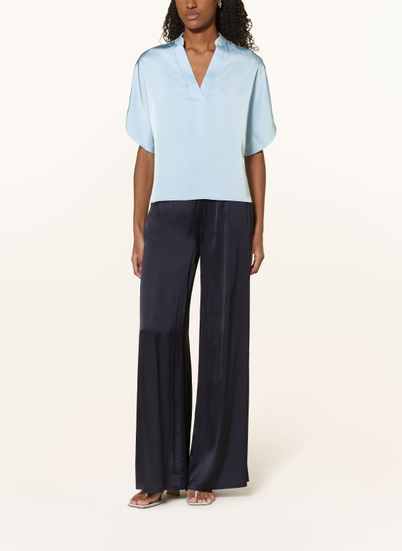 NEO NOIR Satijnen blouse ANELLE LICHTBLAUW