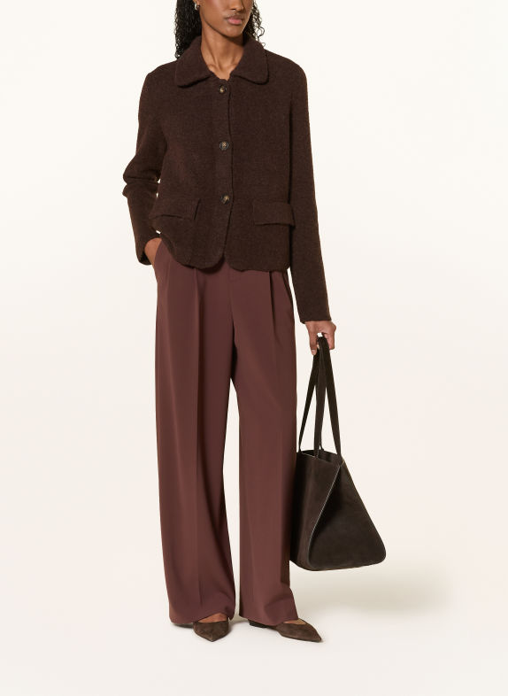 REPEAT Cardigan DARK BROWN