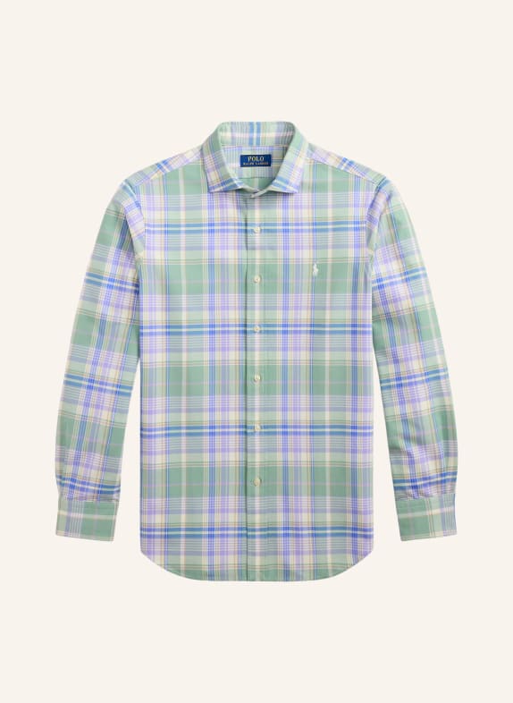 POLO RALPH LAUREN Hemd Regular Fit MINT / LILA / BLAU