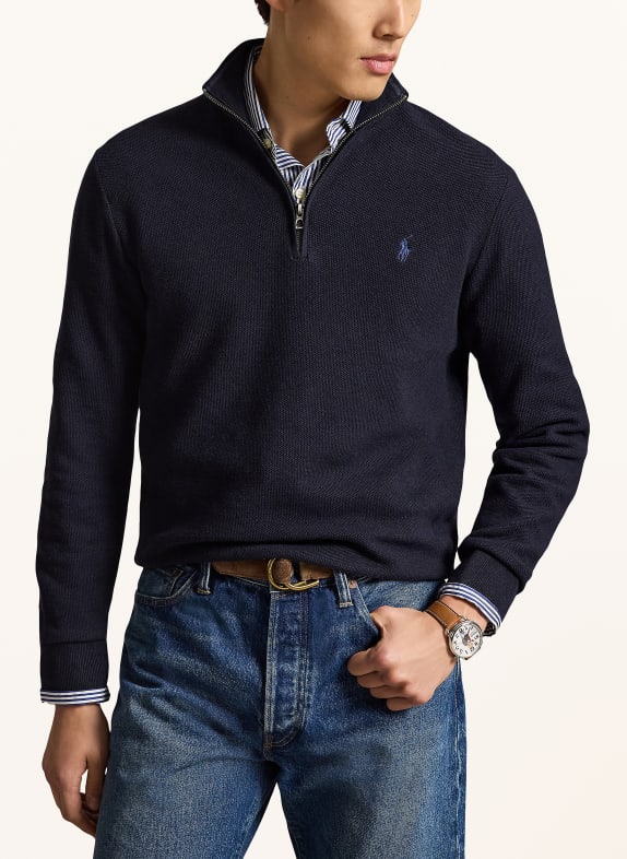 POLO RALPH LAUREN Pull à col roulé BLEU FONCÉ