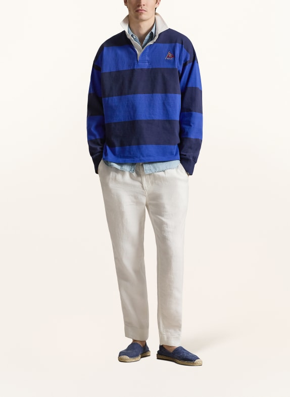 POLO RALPH LAUREN Rugbyshirt Regular Fit BLAUW / DONKERBLAUW