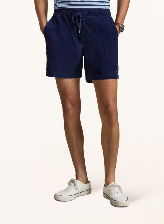 POLO RALPH LAUREN Short en velours côtelé BLEU FONCÉ