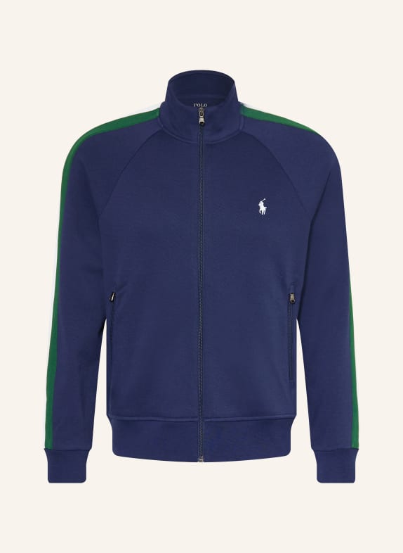 POLO RALPH LAUREN Sweatjacke DUNKELBLAU / GRÜN / WEISS