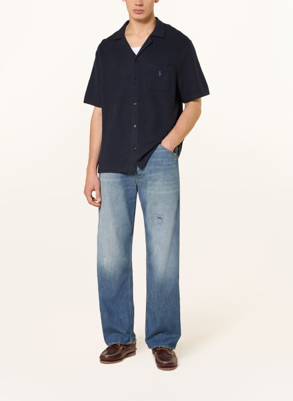 POLO RALPH LAUREN Chemise en maille Comfort Fit BLEU FONCÉ