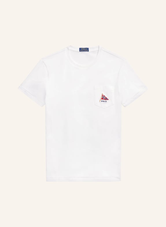 POLO RALPH LAUREN T-Shirt WEISS / DUNKELBLAU / BLAU