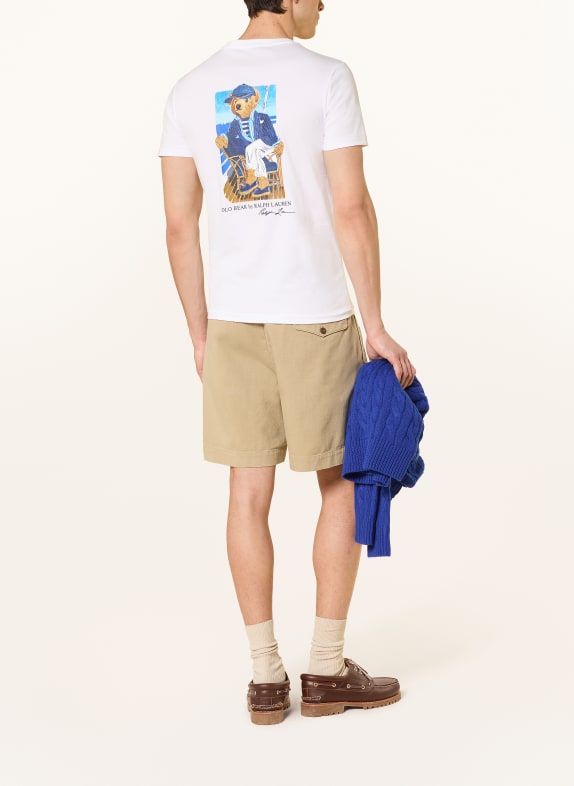 POLO RALPH LAUREN T-shirt WIT / DONKERBLAUW / BLAUW