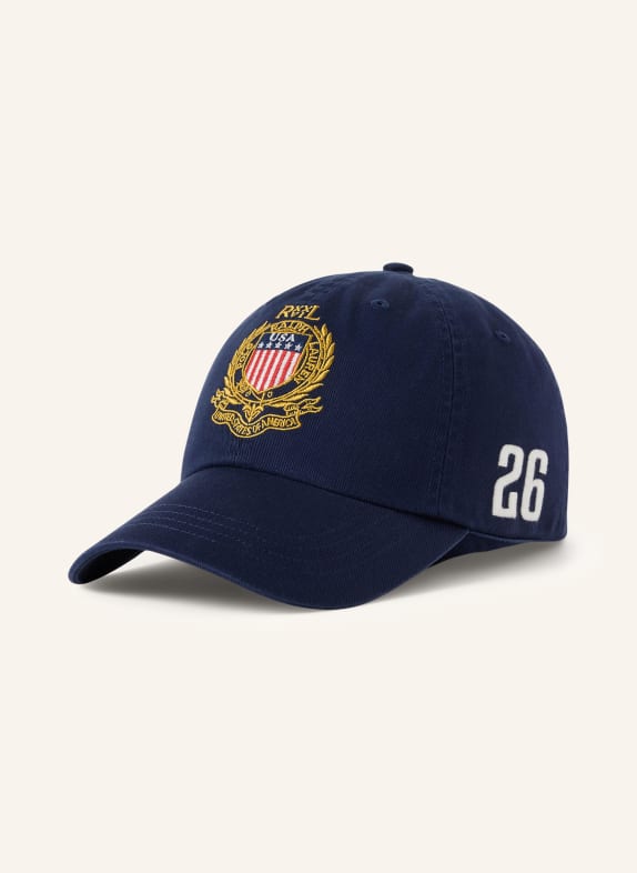 POLO RALPH LAUREN Cap DARK BLUE / RED / WHITE