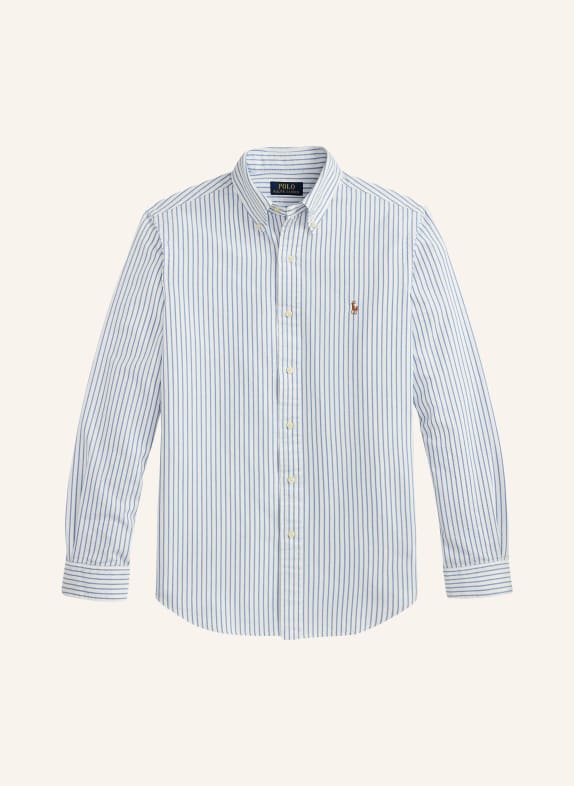 POLO RALPH LAUREN Hemd OXFORD Slim Fit WEISS / BLAU
