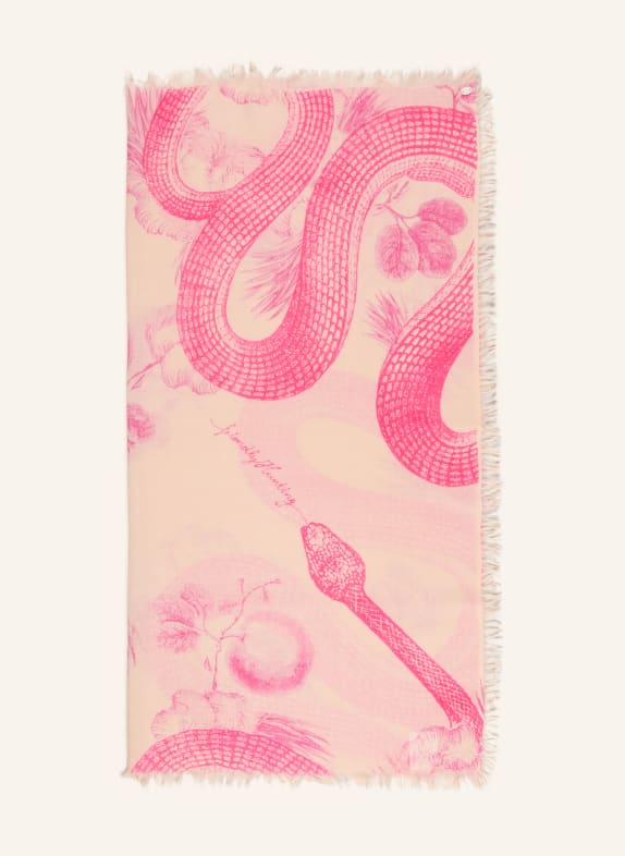 friendly hunting Cashmere-Tuch HELLROSA / ROSA / PINK
