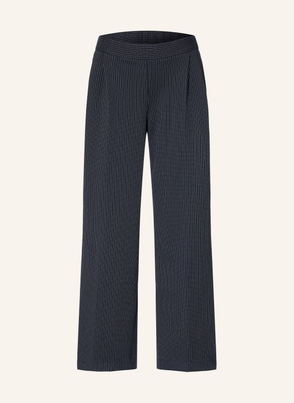 REISS REMI Marlene Pants DARK BLUE / WHITE