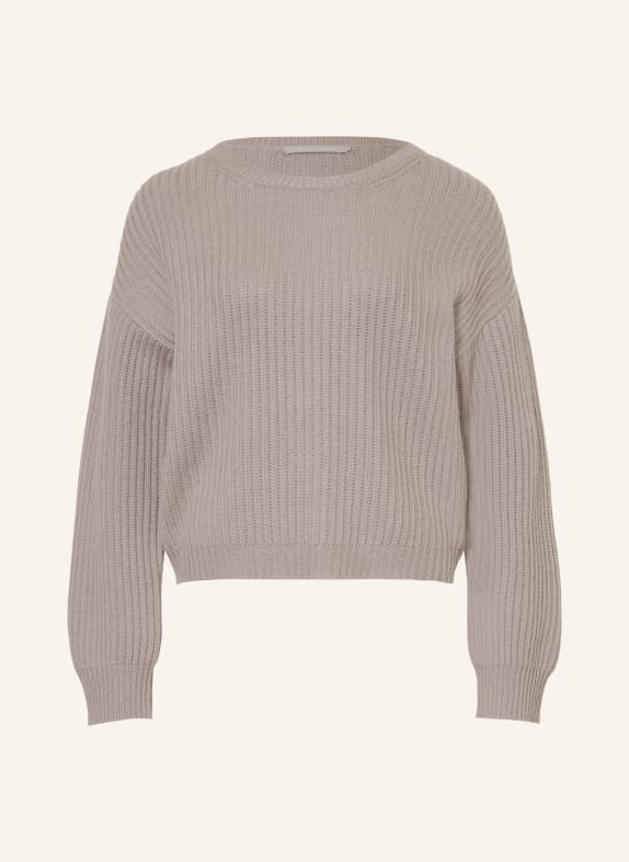 (THE MERCER) N.Y. Trui van merinowol en kasjmier TAUPE
