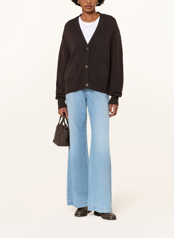 (THE MERCER) N.Y. Cashemere vest MARRON FONCÉ