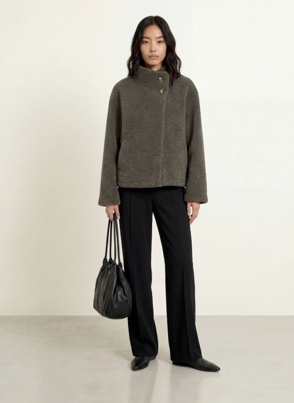 RINO & PELLE DENU Teddy Fur Jacket KHAKI