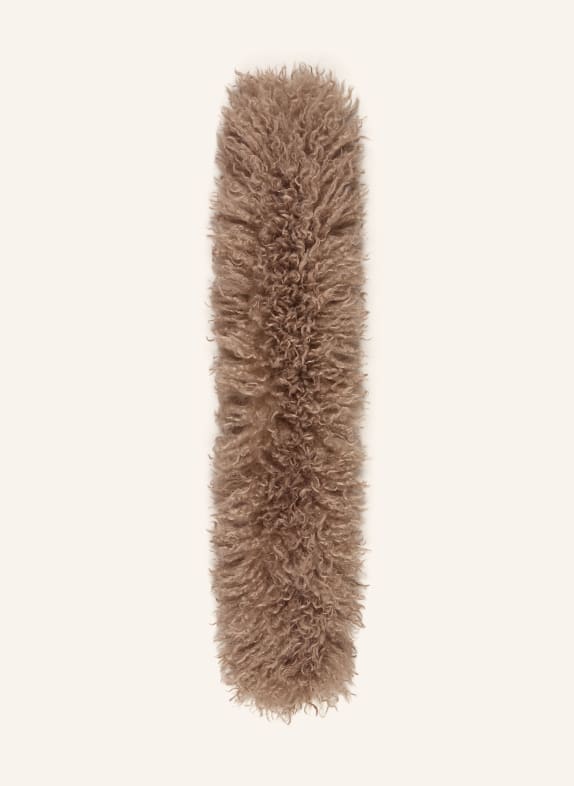 RINO & PELLE Faux Fur Scarf BANU BEIGE