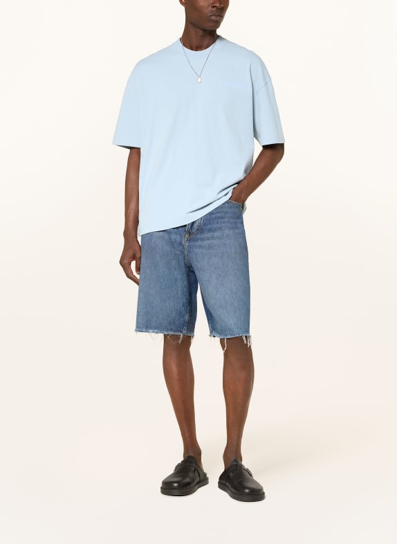 ALLSAINTS T-shirt ODYSSEY LICHTBLAUW
