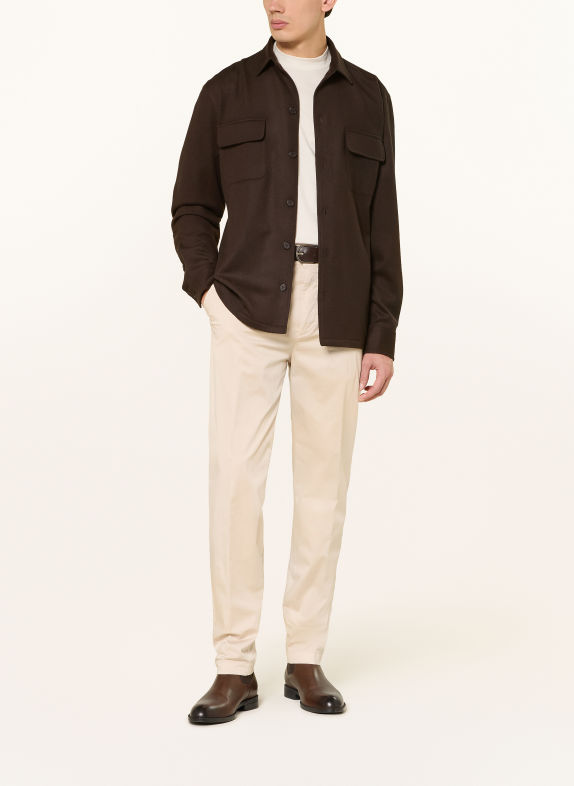 van Laack Overshirt VL-REYDIN-K MØRKEBRUN
