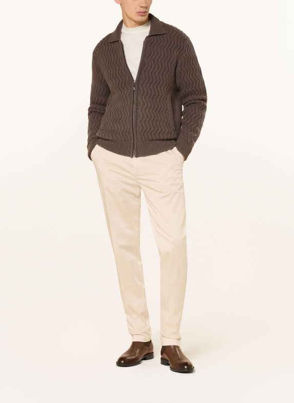 van Laack Cardigan VL-SEDRO-XX DARK BROWN