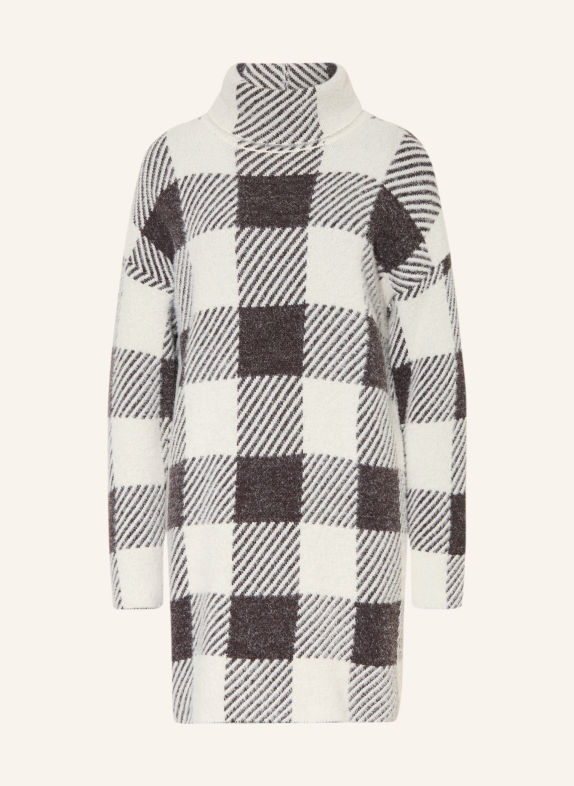 BARBOUR INTERNATIONAL Robe en maille AMAYA ÉCRU / MARRON FONCÉ
