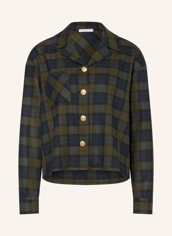 lilienfels Blouse KHAKI / DARK BLUE / BLACK