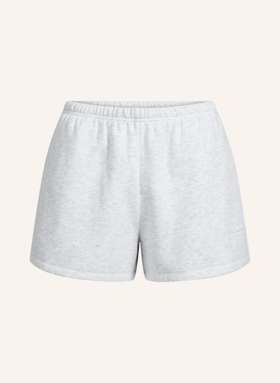 SKIMS Cotton Fleece Lounge Sweat Shorts LIGHT HEATHER GREY