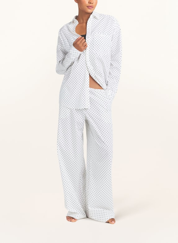 SKIMS Pyjama KATOEN POPLINE ONYX DOT PRINT