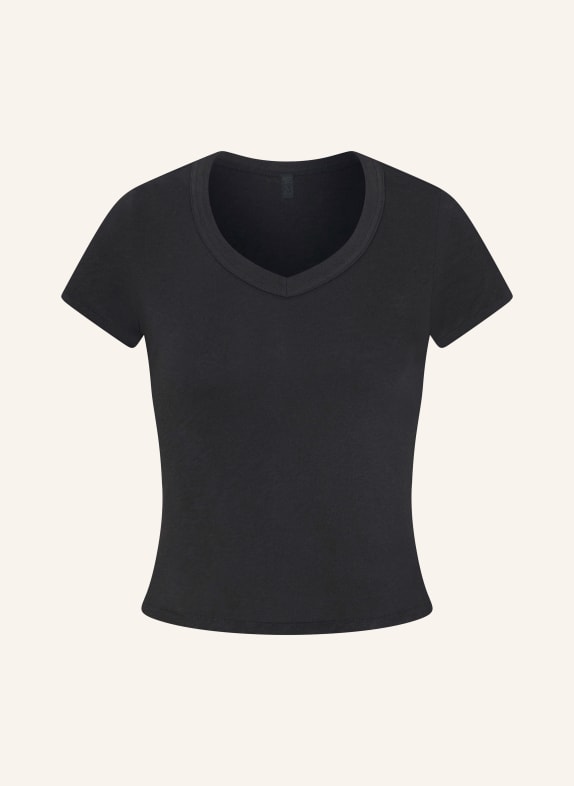 SKIMS Lounge-Shirt WORN IN WASHED ONYX