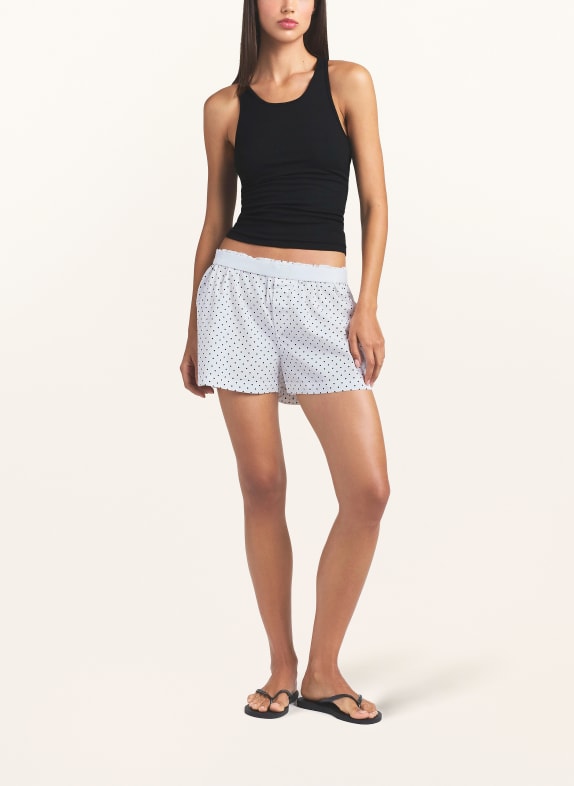 SKIMS Shorty-pyjama COTTON POPLIN ONYX DOT