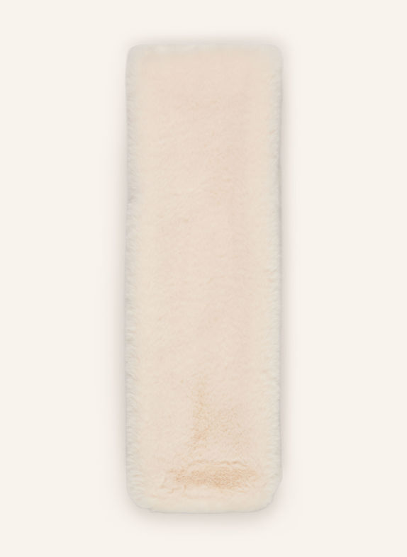darling harbour Faux fur scarf OFFWHITE