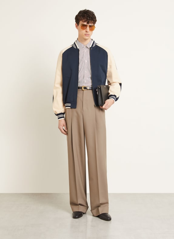 VALENTINO Košile VLOGO SIGNATURE Comfort Fit BÍLÁ / TMAVĚ ČERVENÁ