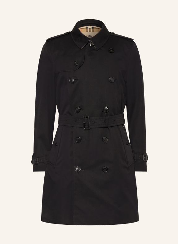 BURBERRY KENSINGTON Trench Coat BLACK