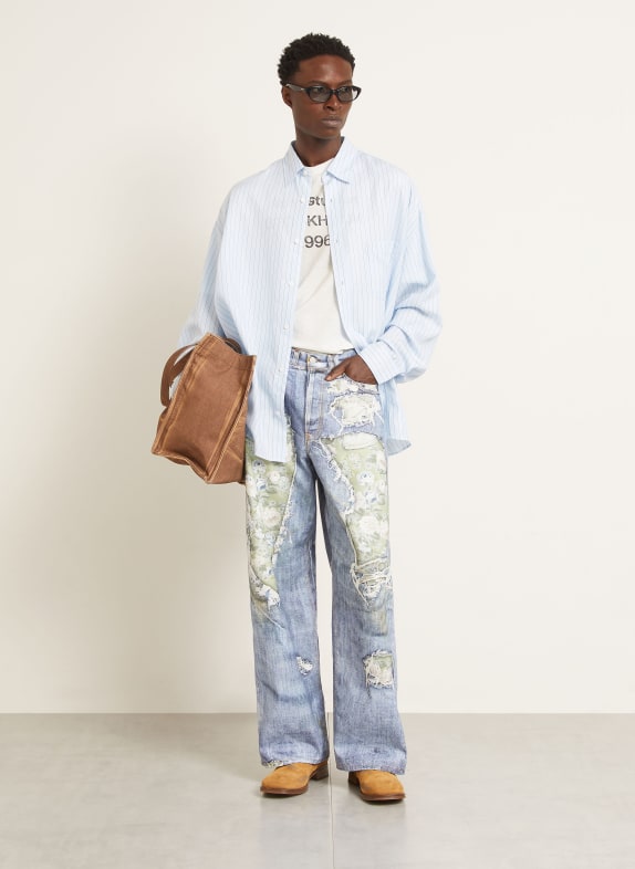 Acne Studios Jeans Regular Fit AFY BLUE/GREEN