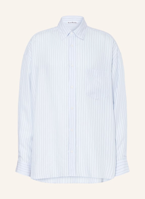 Acne Studios Overhemd Custom Fit LICHTBLAUW / DONKERBLAUW / WIT