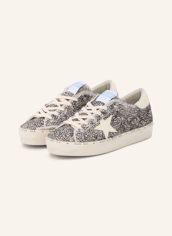 GOLDEN GOOSE Baskets HI STAR NOIR / ÉCRU
