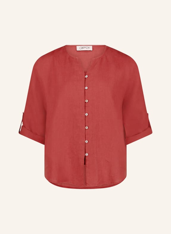 CARTOON Linen blouse DARK RED
