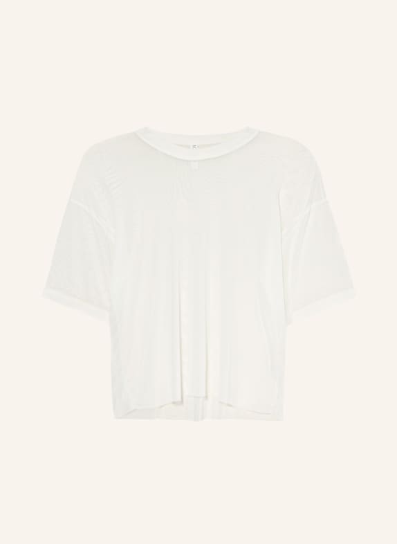 10DAYS T-shirt van mesh ECRU