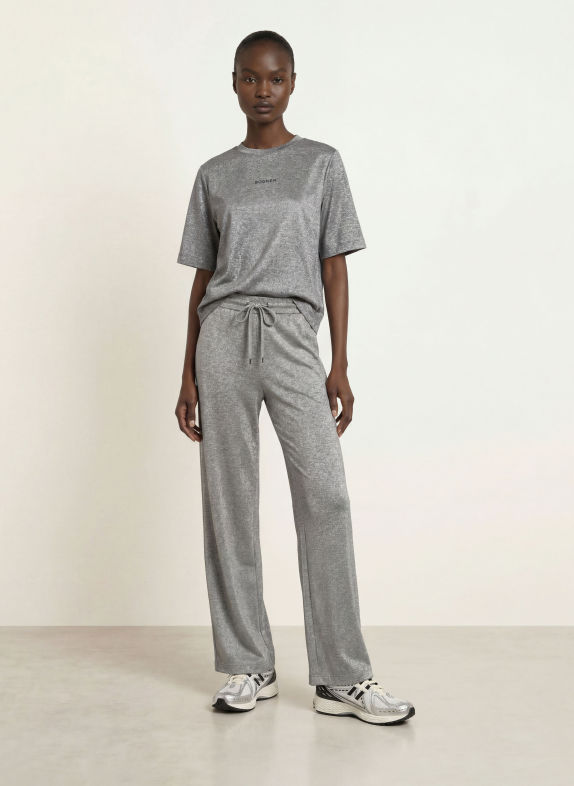 BOGNER DOROTHY T-shirt with glitter yarn GRAY