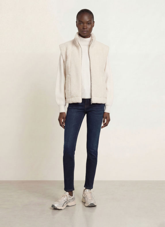 BOGNER Teddyvacht-vest KYLIE CRÈME
