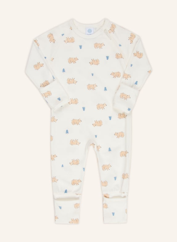 Sanetta Rompertjes WIT / BEIGE / BLAUWGRIJS