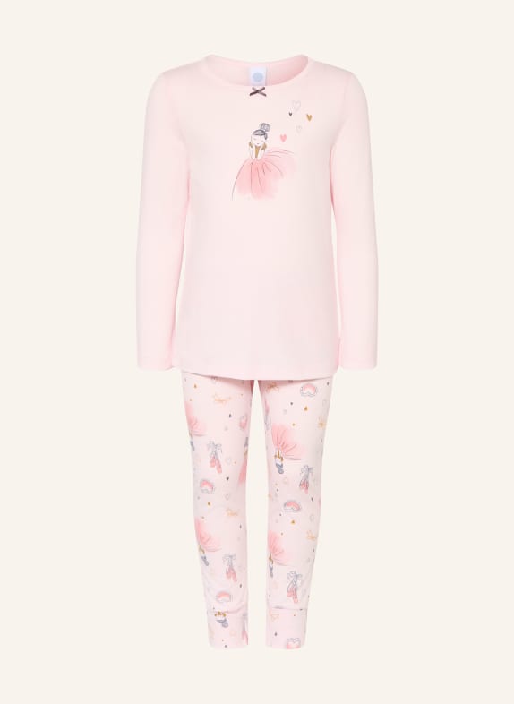Sanetta Pajamas LIGHT PINK / DARK GRAY / DARK YELLOW