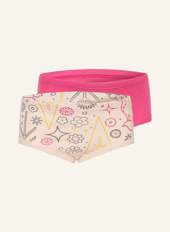 Sanetta Set van 2 slipjes CRÈME / ROZE