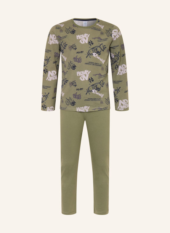 Sanetta Pyjamas KHAKI / BLÅGRÅ / MÖRKBLÅ