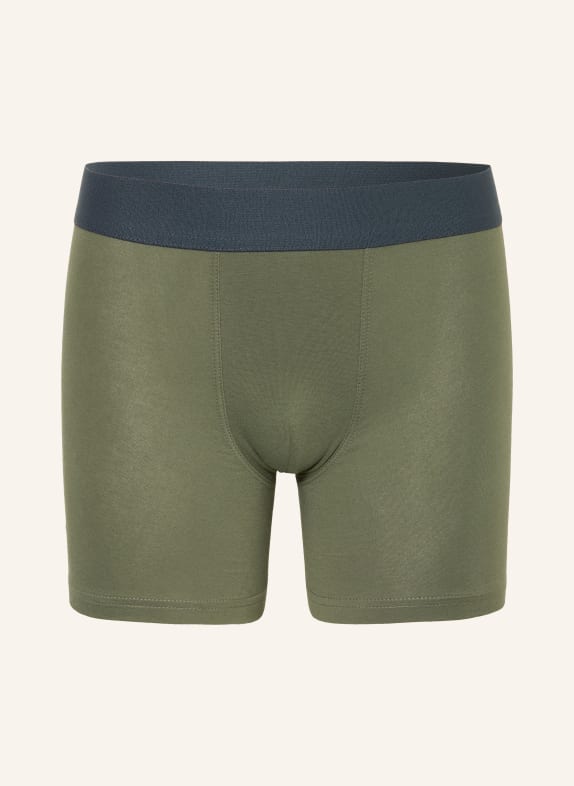 Sanetta Boxershorts OLIJF / BLAUWGRIJS