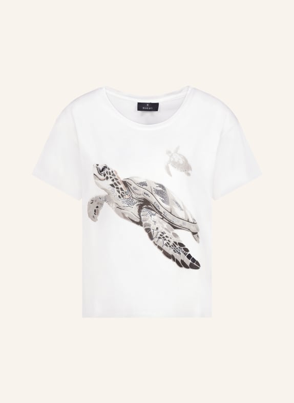 monari T-shirt med smykkesten HVID / GRÅ