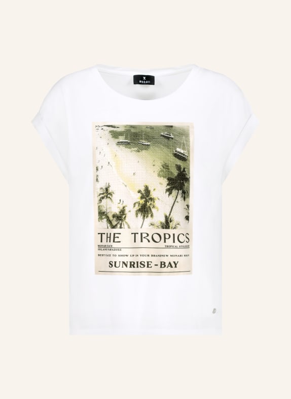 monari T-shirt med strass VIT / GRÖN
