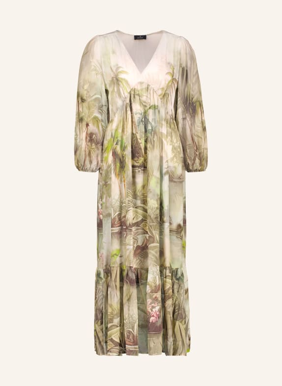 monari Kleid mit 3/4-Arm CREME / KHAKI / GRÜN