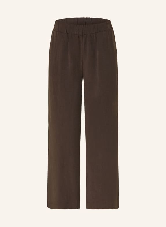 monari Pantalon 7/8 MARRON FONCÉ