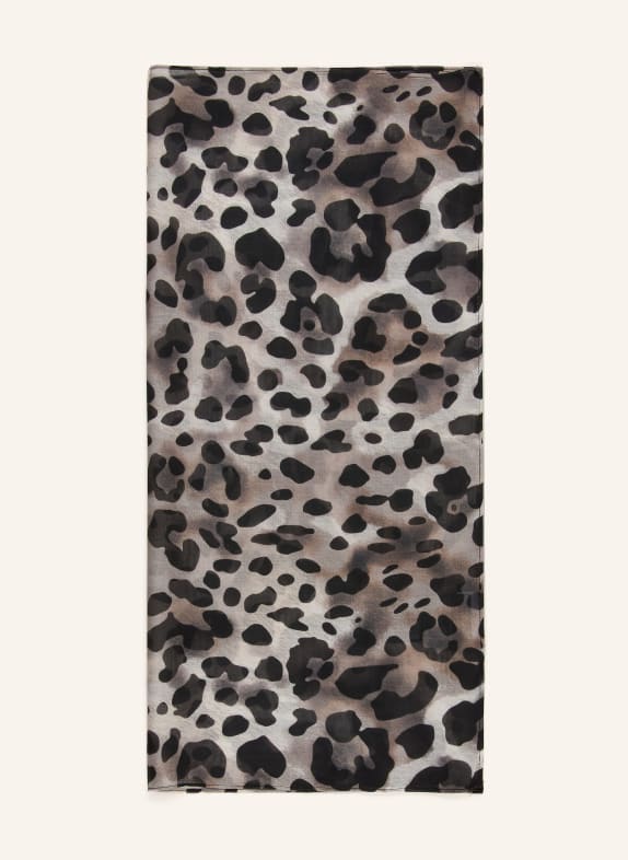 monari Scarf DARK BROWN / LIGHT GRAY / BLACK